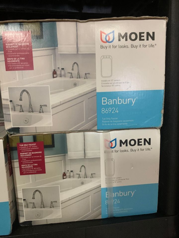 MOEN - BANBURY - robinet de baignoire - fini chrome - 86924